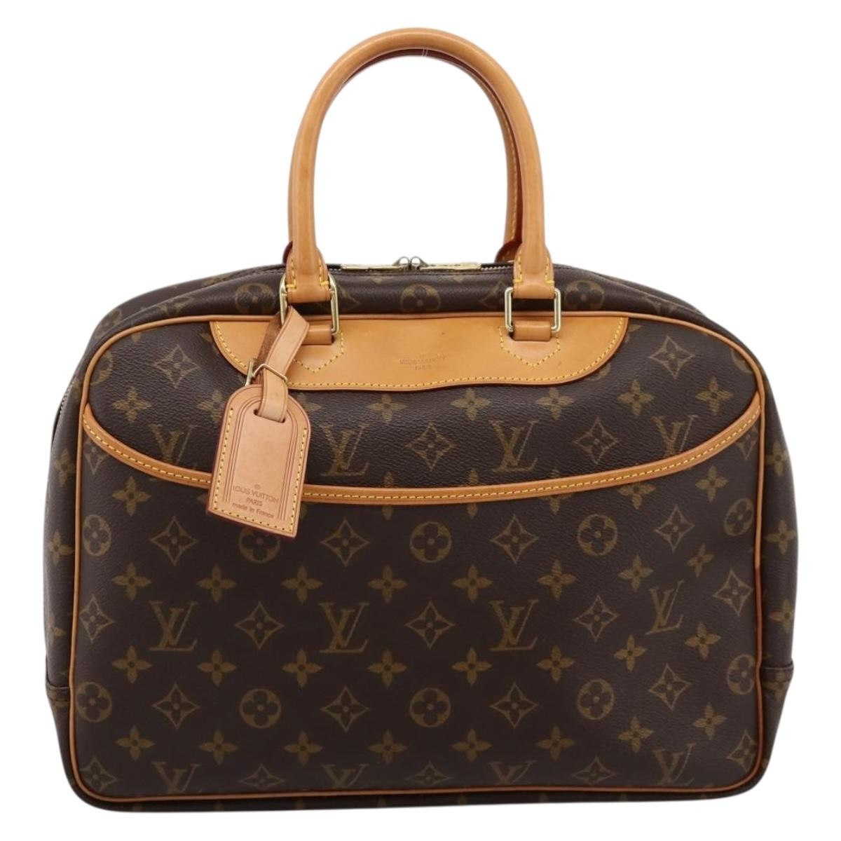 Louis Vuitton Deauville Monogram Canvas Brown Canvas Handbag (Pre-Owned)