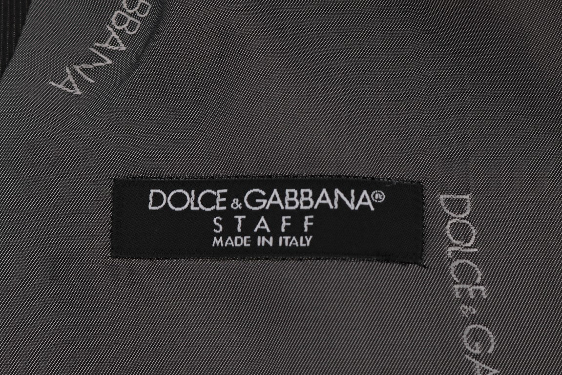 Dolce & Gabbana Gray STAFF Cotton Rayon Men's Vest