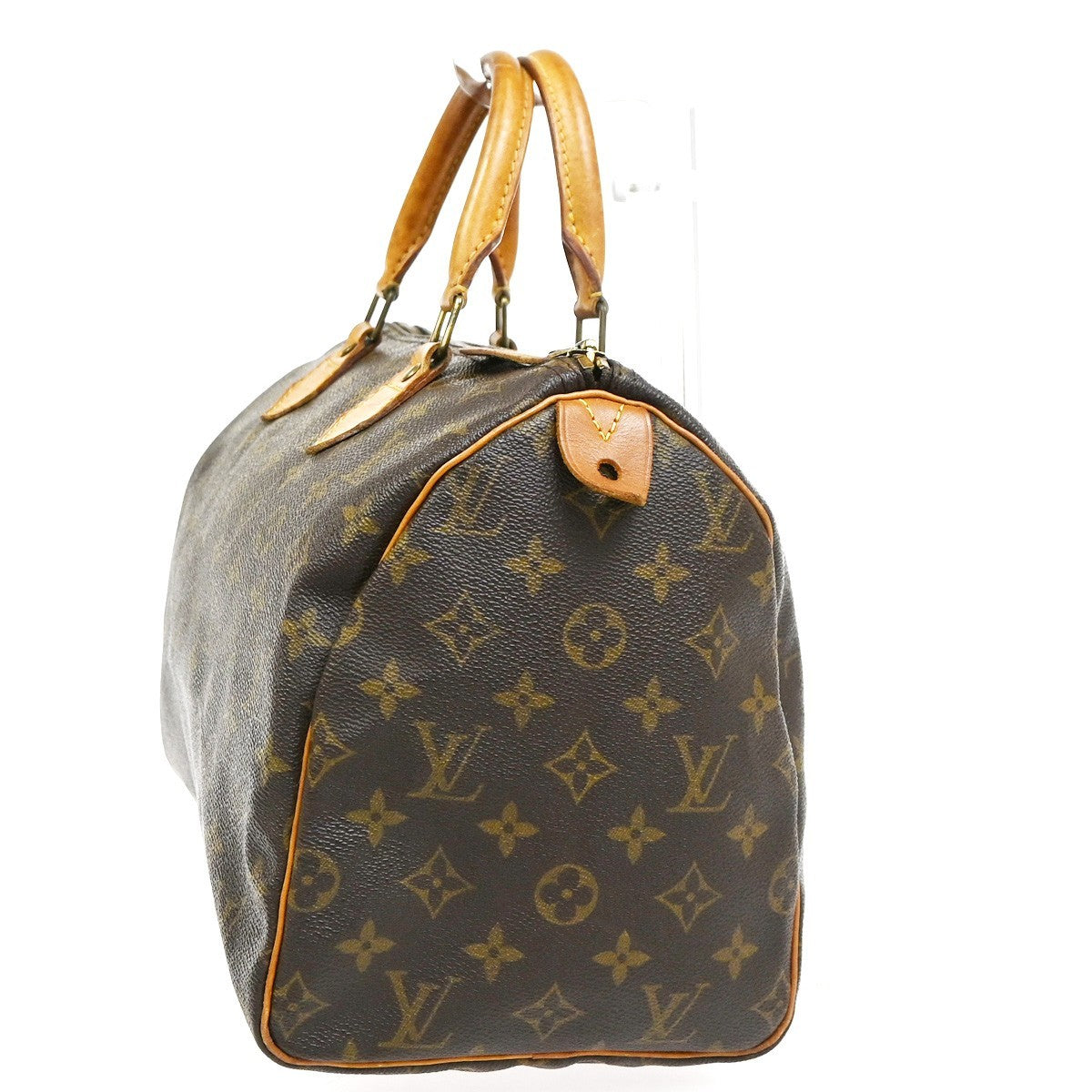 Louis Vuitton Speedy Monogram Canvas Brown Canvas Handbag (Pre-Owned)