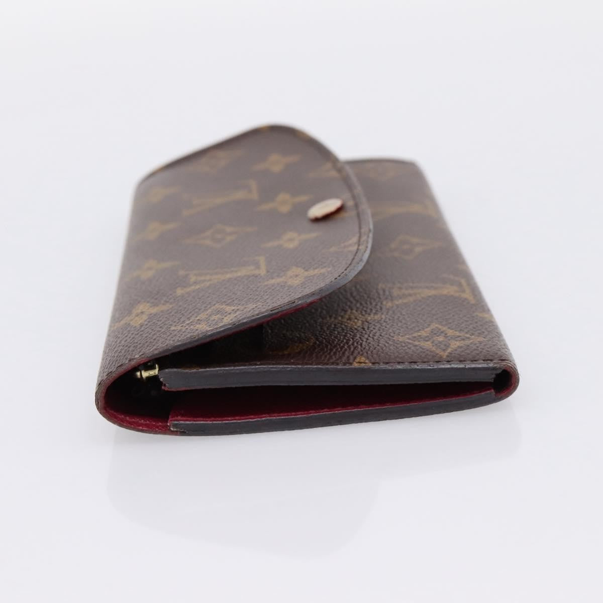 Louis Vuitton Emilie Monogram Canvas Brown Canvas Wallets Accessory (Pre-Owned)