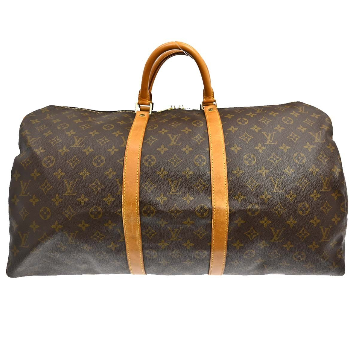 Louis Vuitton Keepall Monogram Canvas Brown Canvas Travel Bag Bag (Pre-Owned)