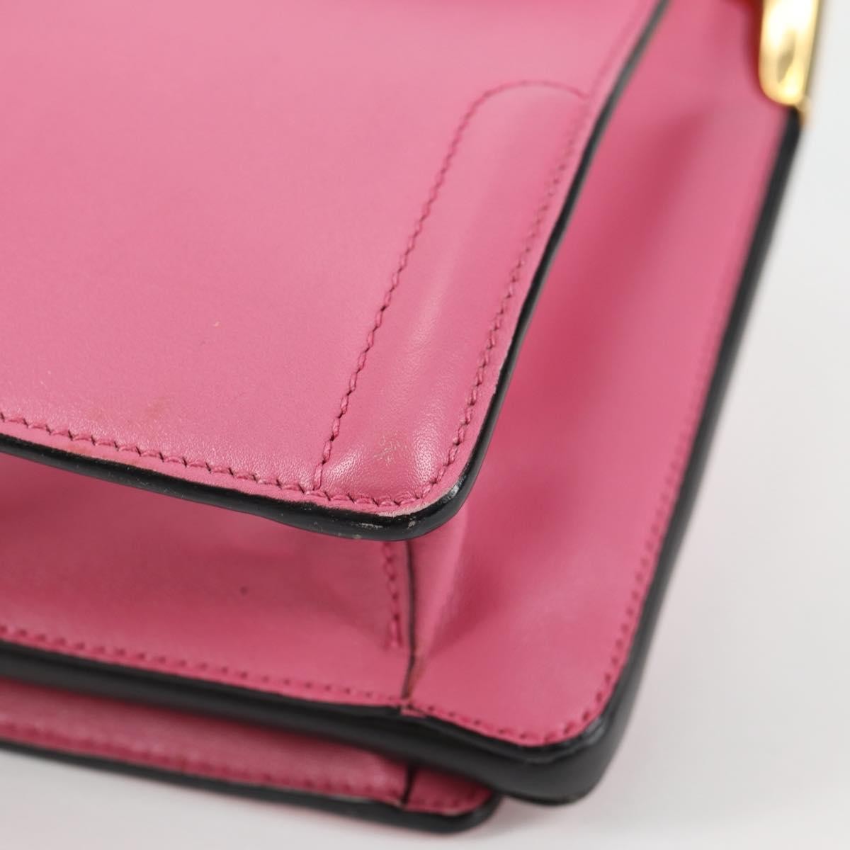 Prada Belle Top Handle City Calf Pink Leather Bag (Pre-Owned)