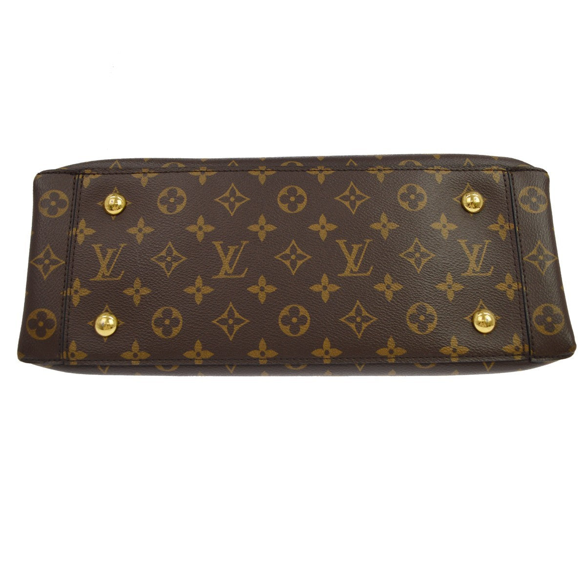 Louis Vuitton Flower Tote Monogram Canvas With Leather Brown Canvas Handbag (Pre-Owned)