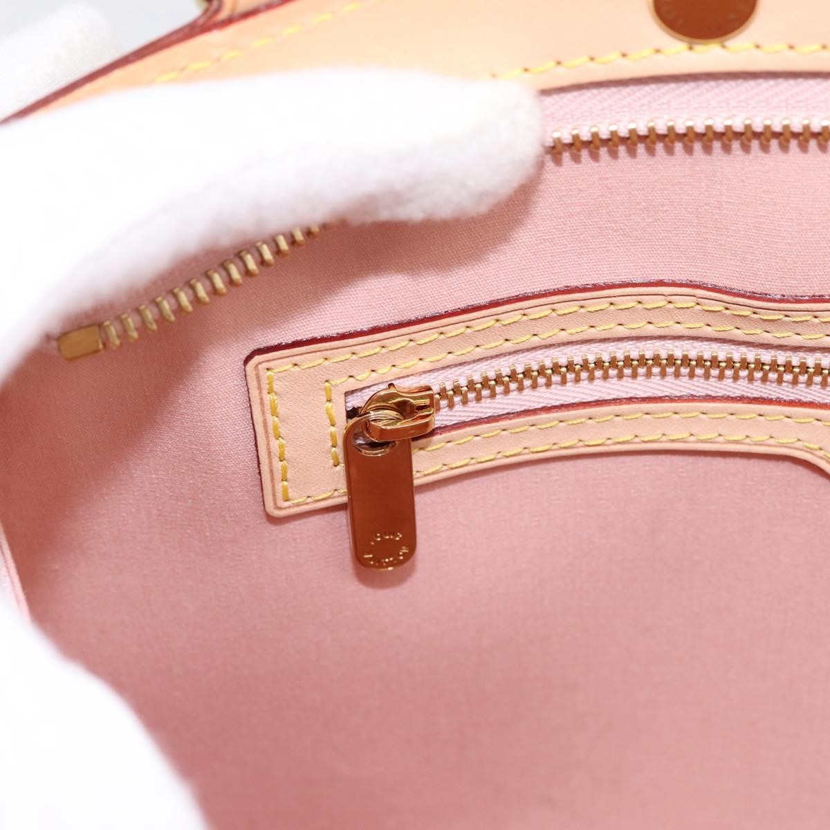 Louis Vuitton Blair Monogram Vernis Pink Patent_Leather Handbag (Pre-Owned)