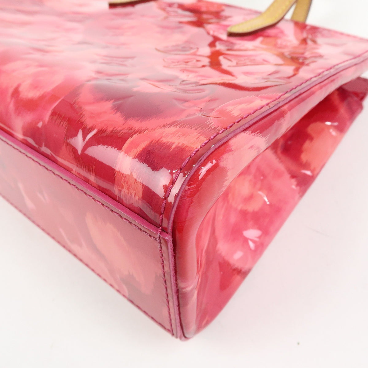 Louis Vuitton Catalina Limited Edition Monogram Vernis Ikat Pink Leather Handbag (Pre-Owned)
