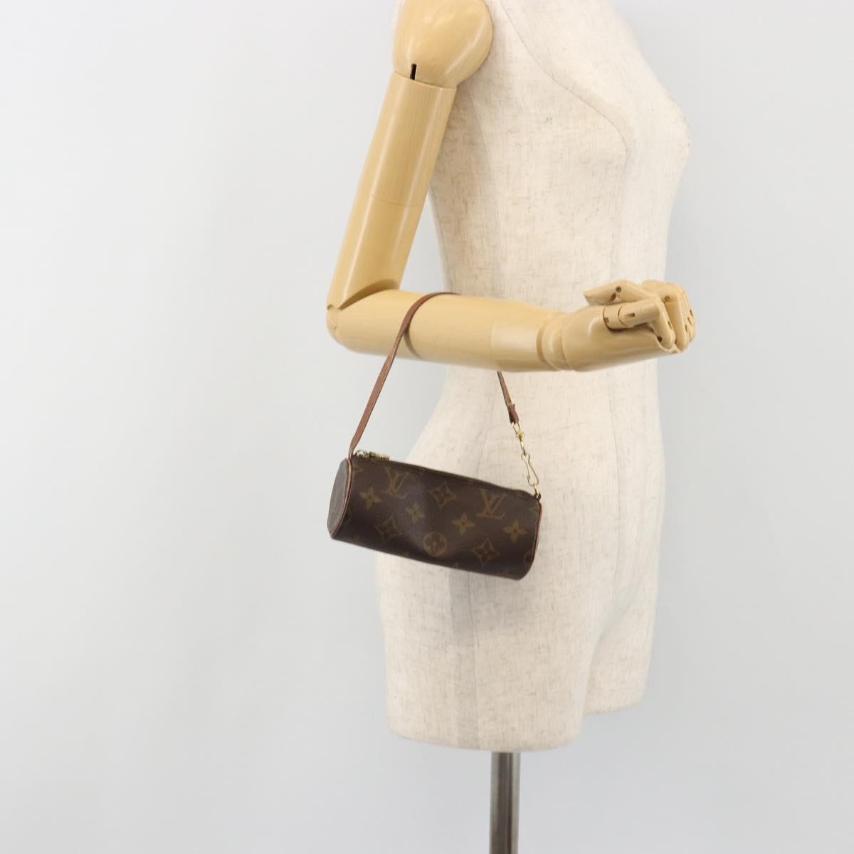 Louis Vuitton Pochette Papillon Monogram Brown Canvas Clutche & Pouche Bag (Pre-Owned)
