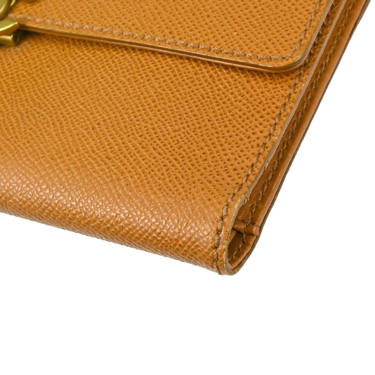 Chanel Trifold Caviar Brown Leather Wallets Accessory (Pre-Owned)