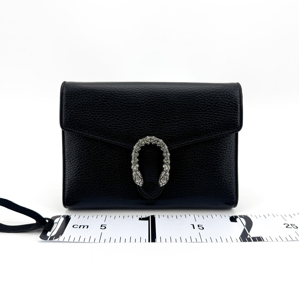Gucci Dionysus Leather Black Leather Handbag (Pre-Owned)
