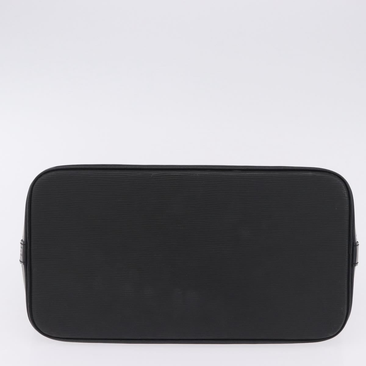 Louis Vuitton Alma Epi Leather Black Leather Handbag (Pre-Owned)