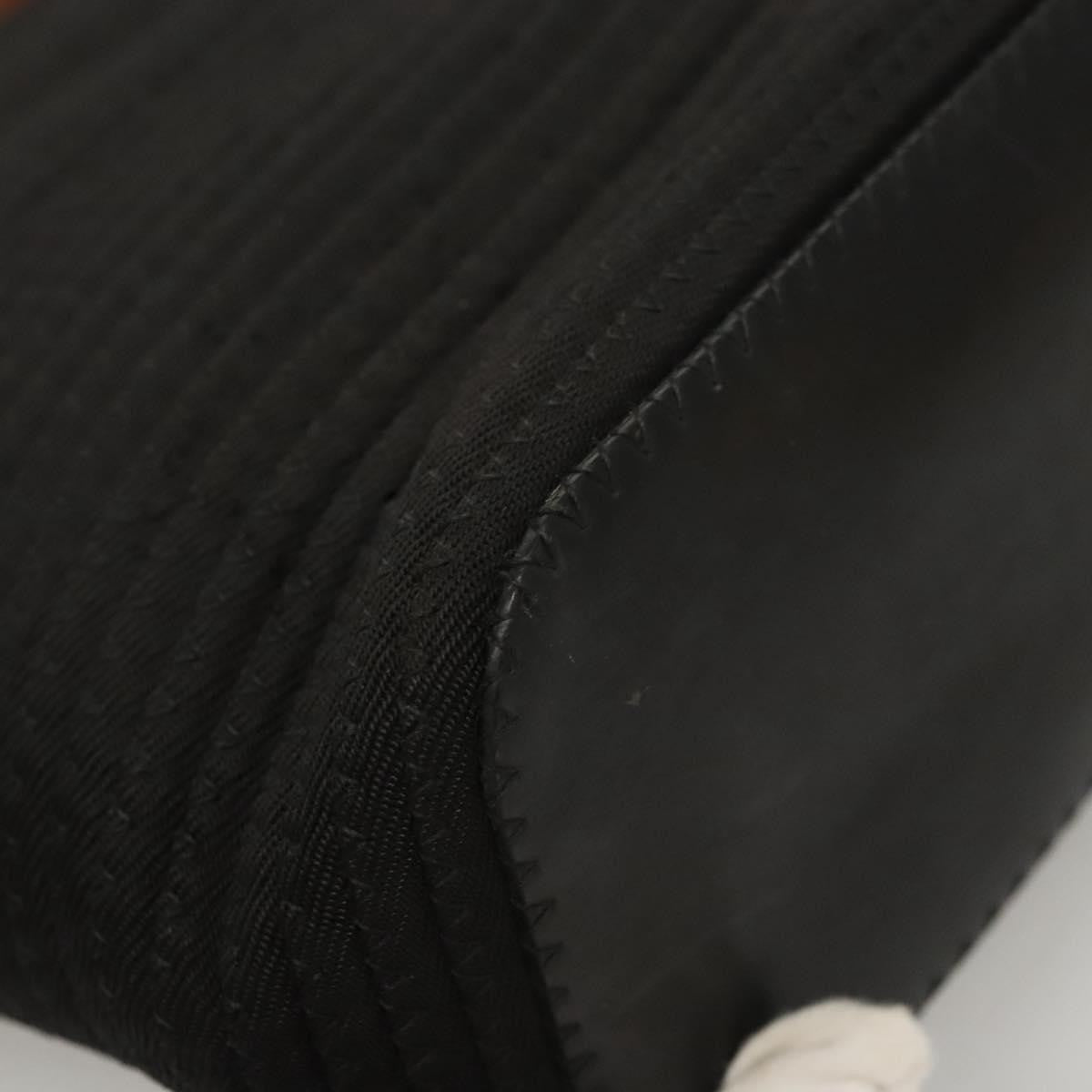 Gucci Bamboo Canvas Black Canvas Tote Bag Bag (Pre-Owned)