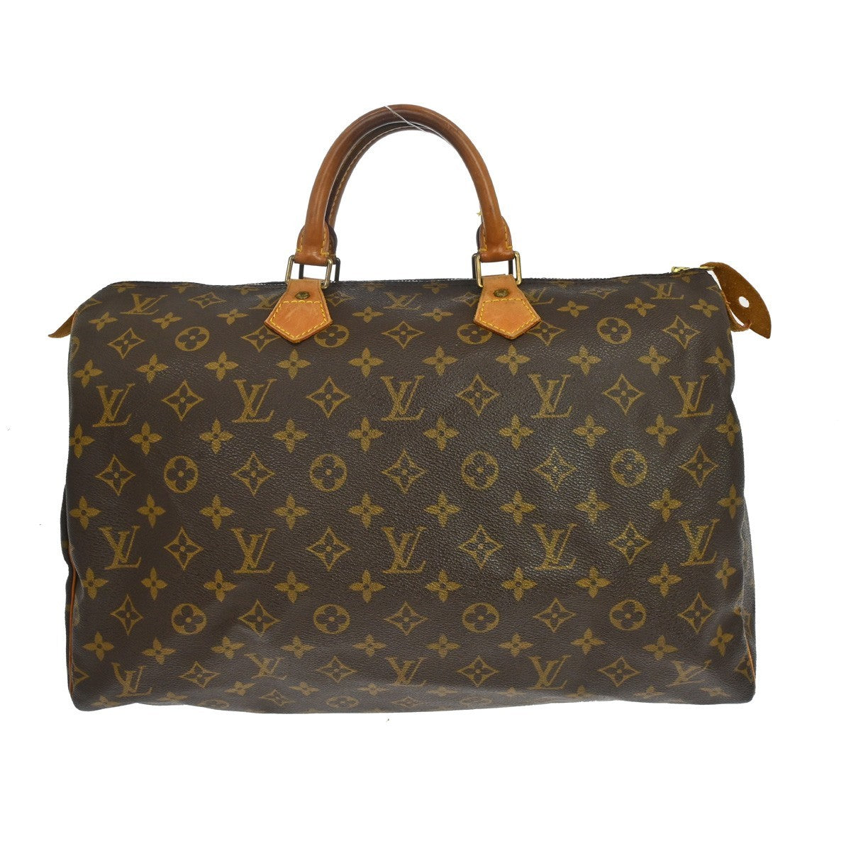 Louis Vuitton Speedy Monogram Canvas Brown Canvas Handbag (Pre-Owned)