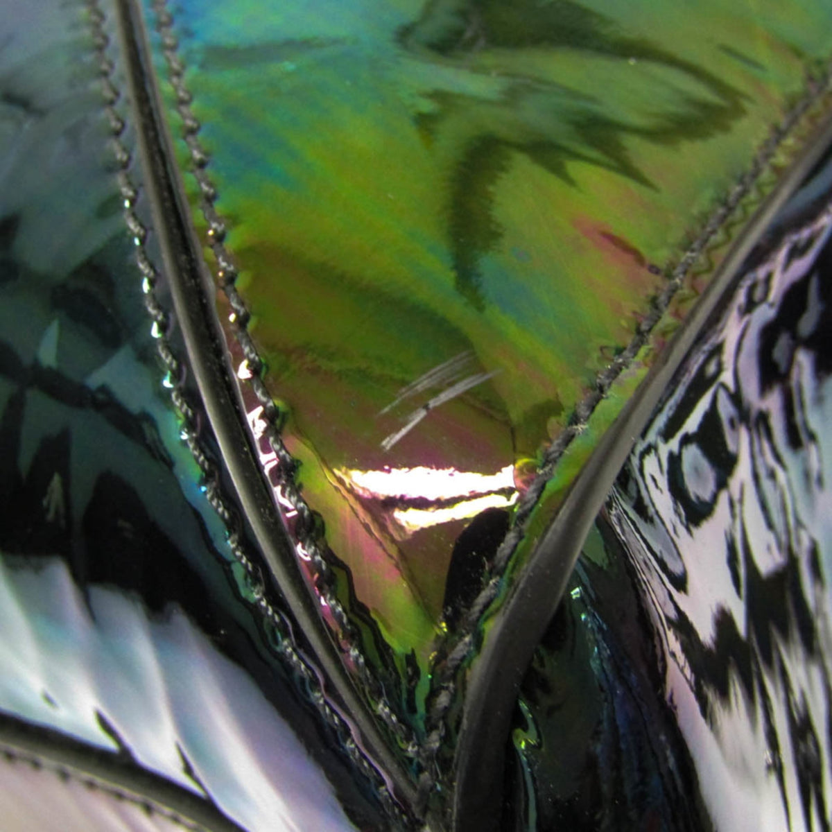 Givenchy Lucrezia Boston Bag Iridiscent Leather Multicolour Leather Crossbody Bag Bag (Pre-Owned)