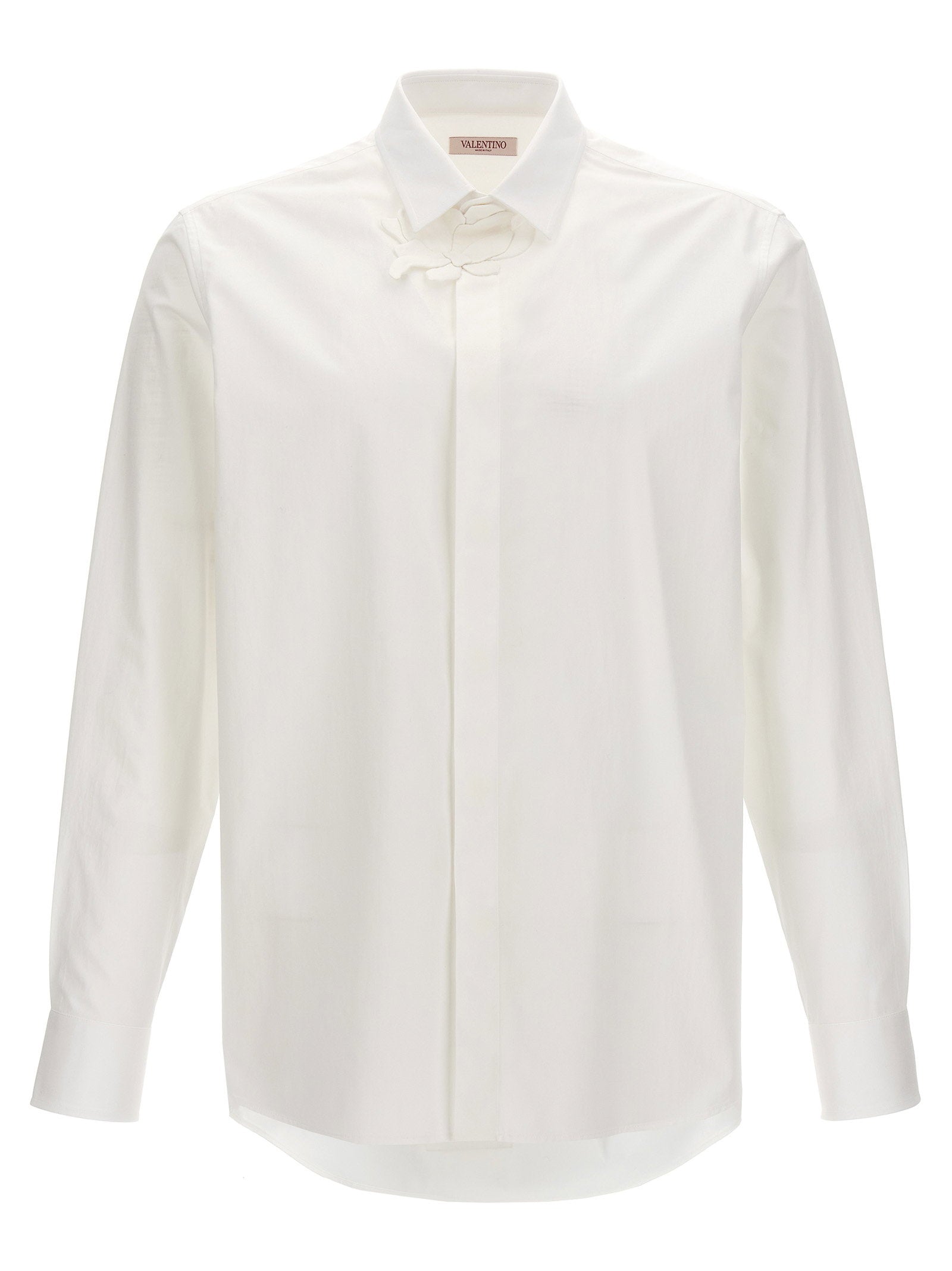 Valentino Garavani Men's Valentino Shirt With Flower Patch