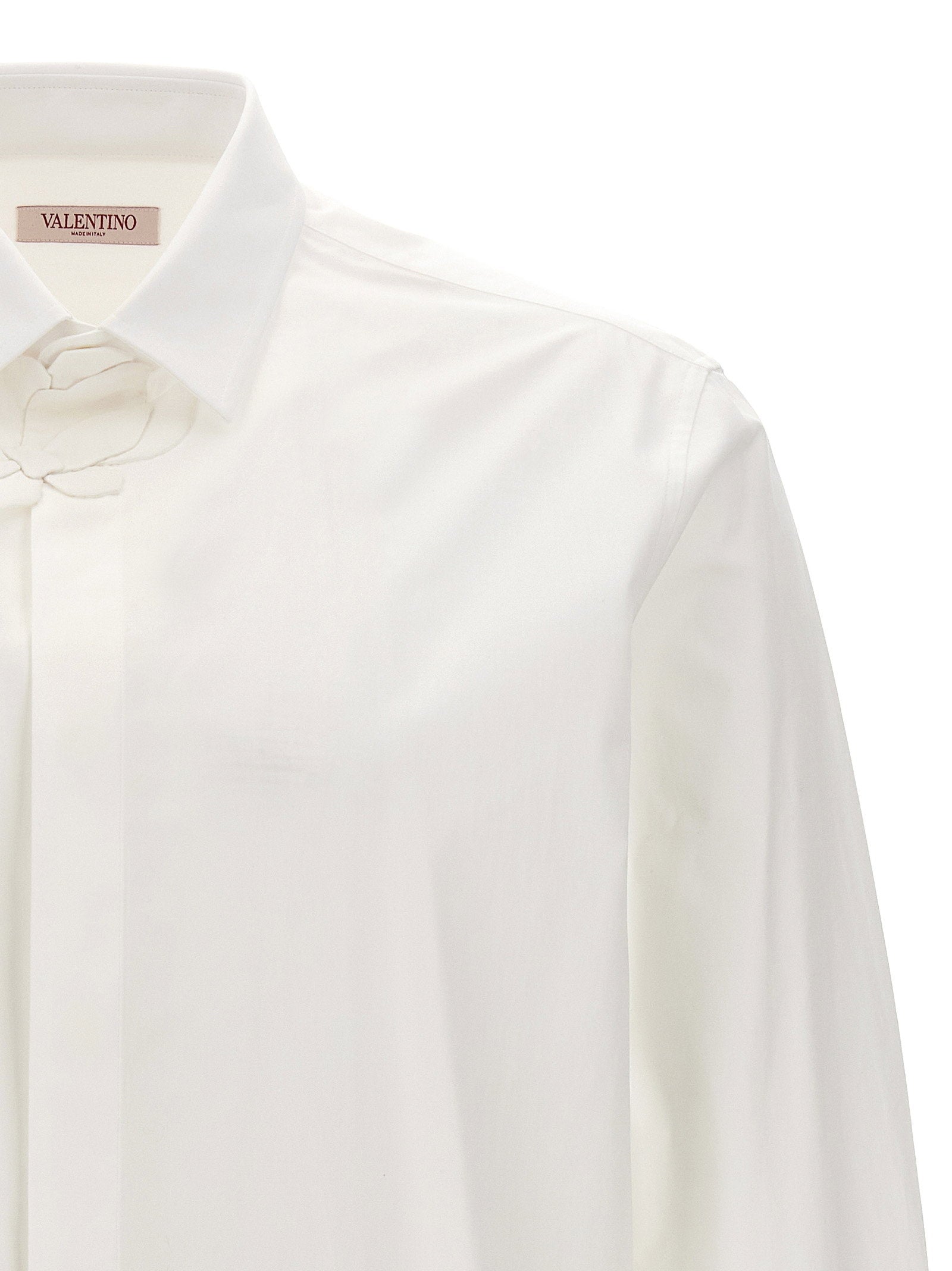 Valentino Garavani Men's Valentino Shirt With Flower Patch
