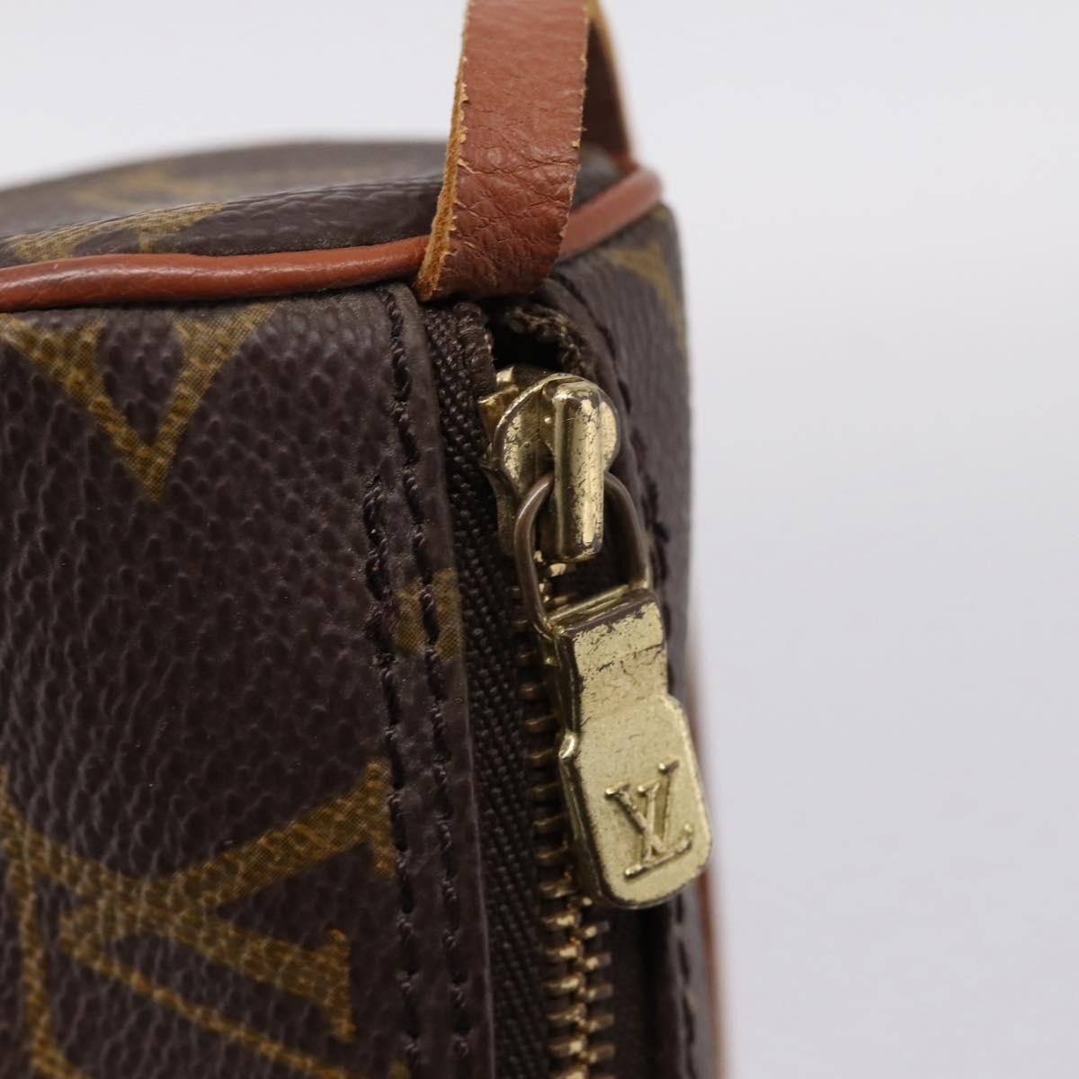 Louis Vuitton Papillon Pochette Monogram Canvas Brown Canvas Clutche & Pouche Bag (Pre-Owned)