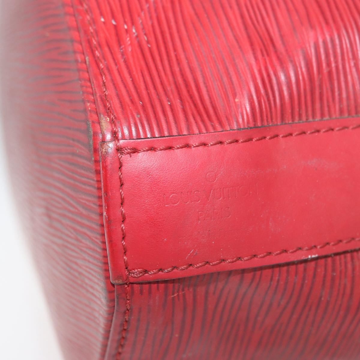 Louis Vuitton Vintage Sac D'epaule Epi Leather Red Leather Shoulder Bag Bag (Pre-Owned)