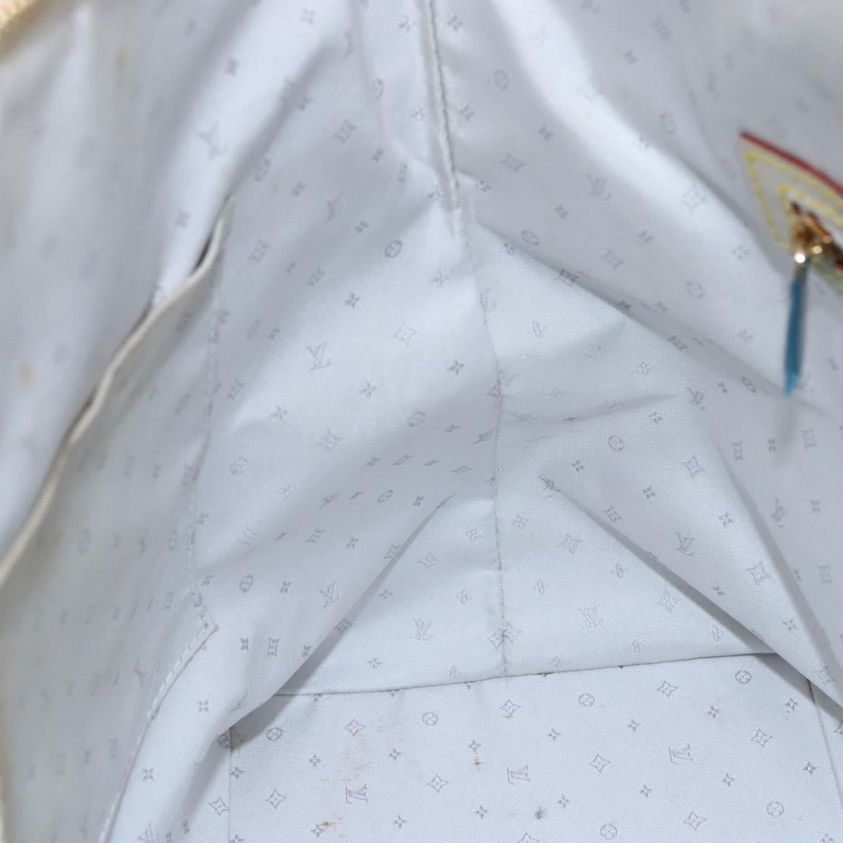 Louis Vuitton Suhali Lockit Leather White Leather Tote Bag Bag (Pre-Owned)