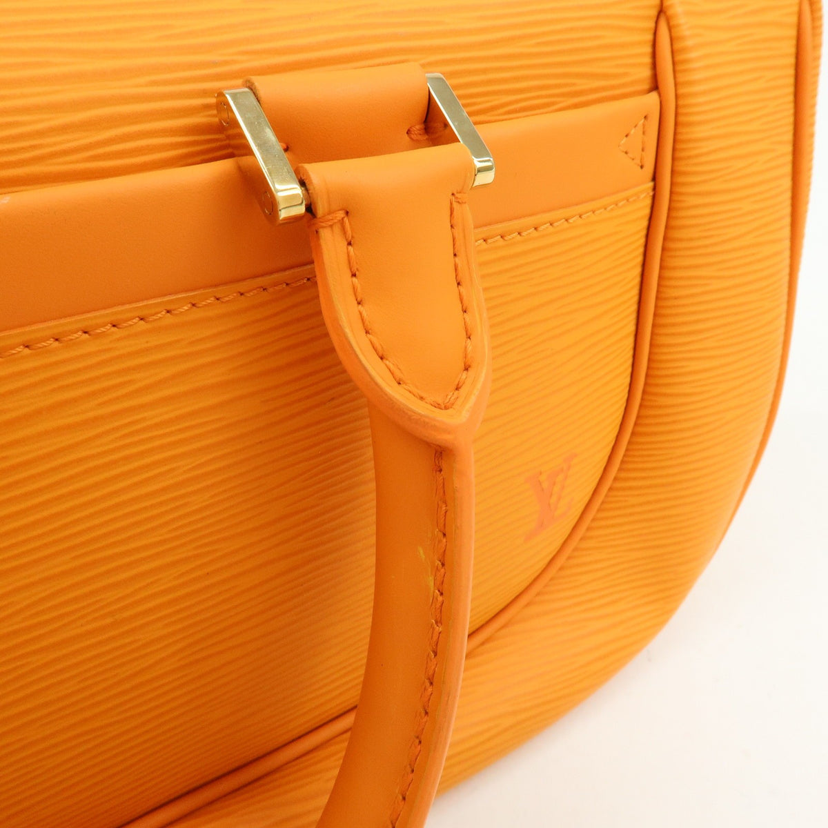 Louis Vuitton Dhanura Epi Leather Orange Leather Handbag (Pre-Owned)