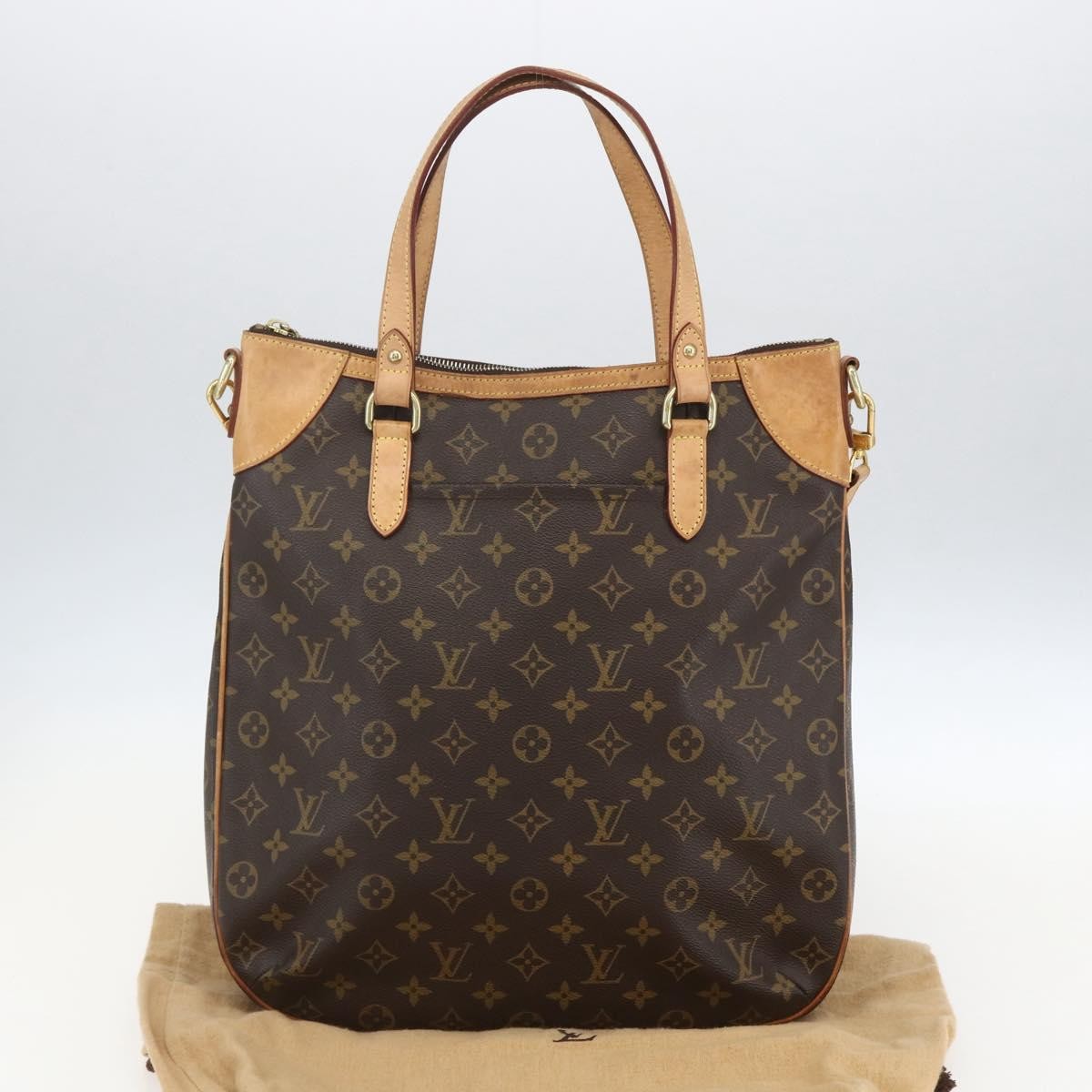 Louis Vuitton Odeon Monogram Canvas Brown Canvas Shoulder Bag Bag (Pre-Owned)