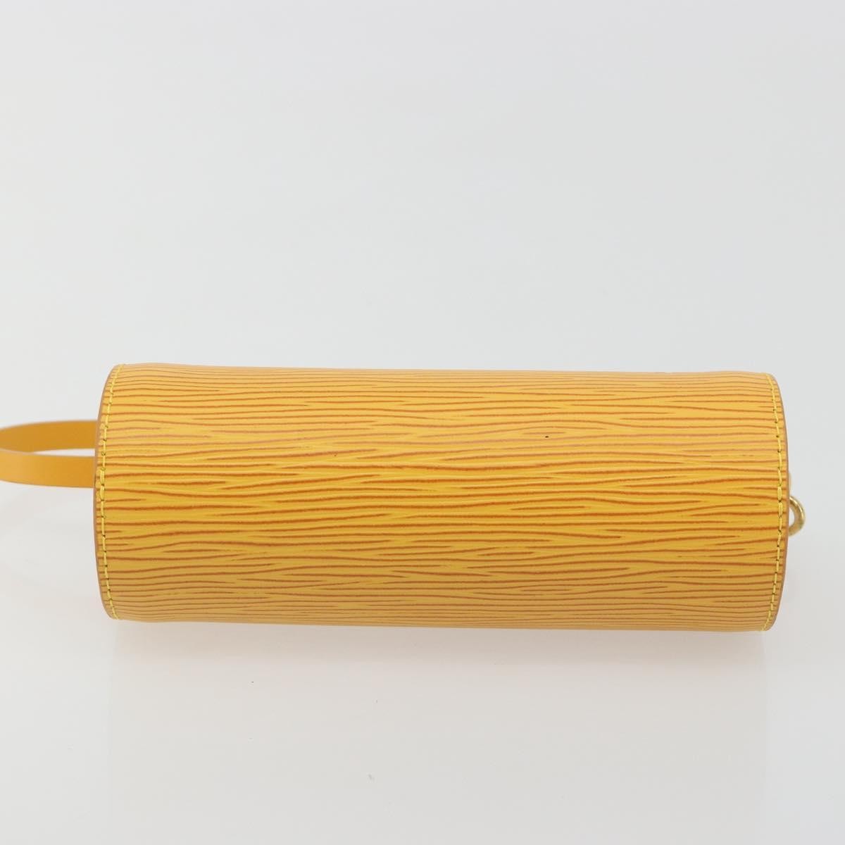 Louis Vuitton Soufflot Pochette Epi Leather Yellow Leather Clutche & Pouche Bag (Pre-Owned)