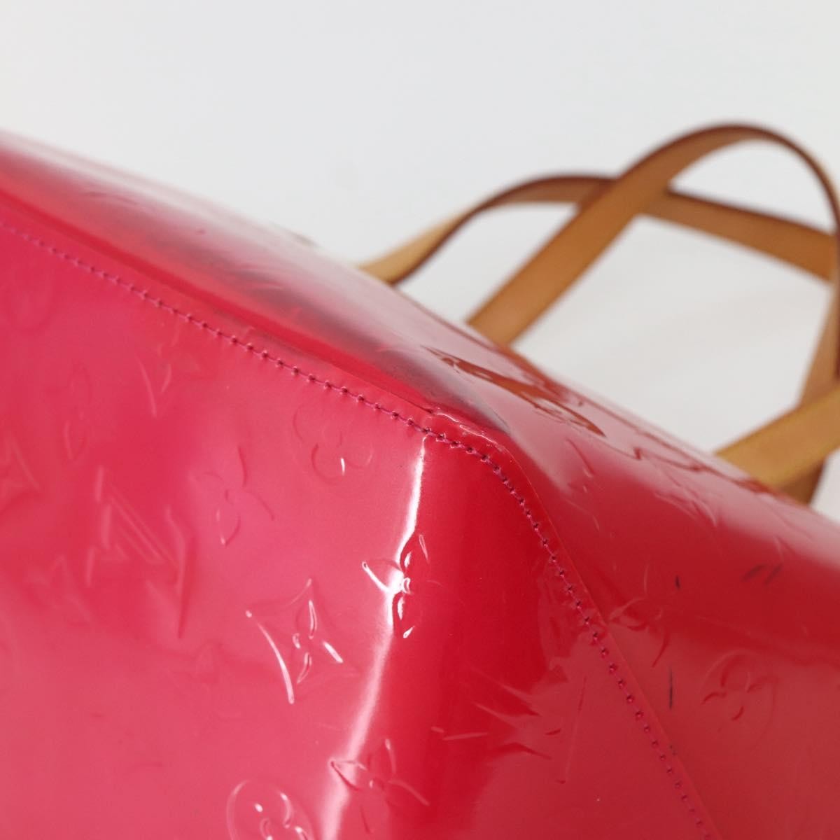 Louis Vuitton Bellevue Monogram Vernis Pink Patent_Leather Tote Bag Bag (Pre-Owned)