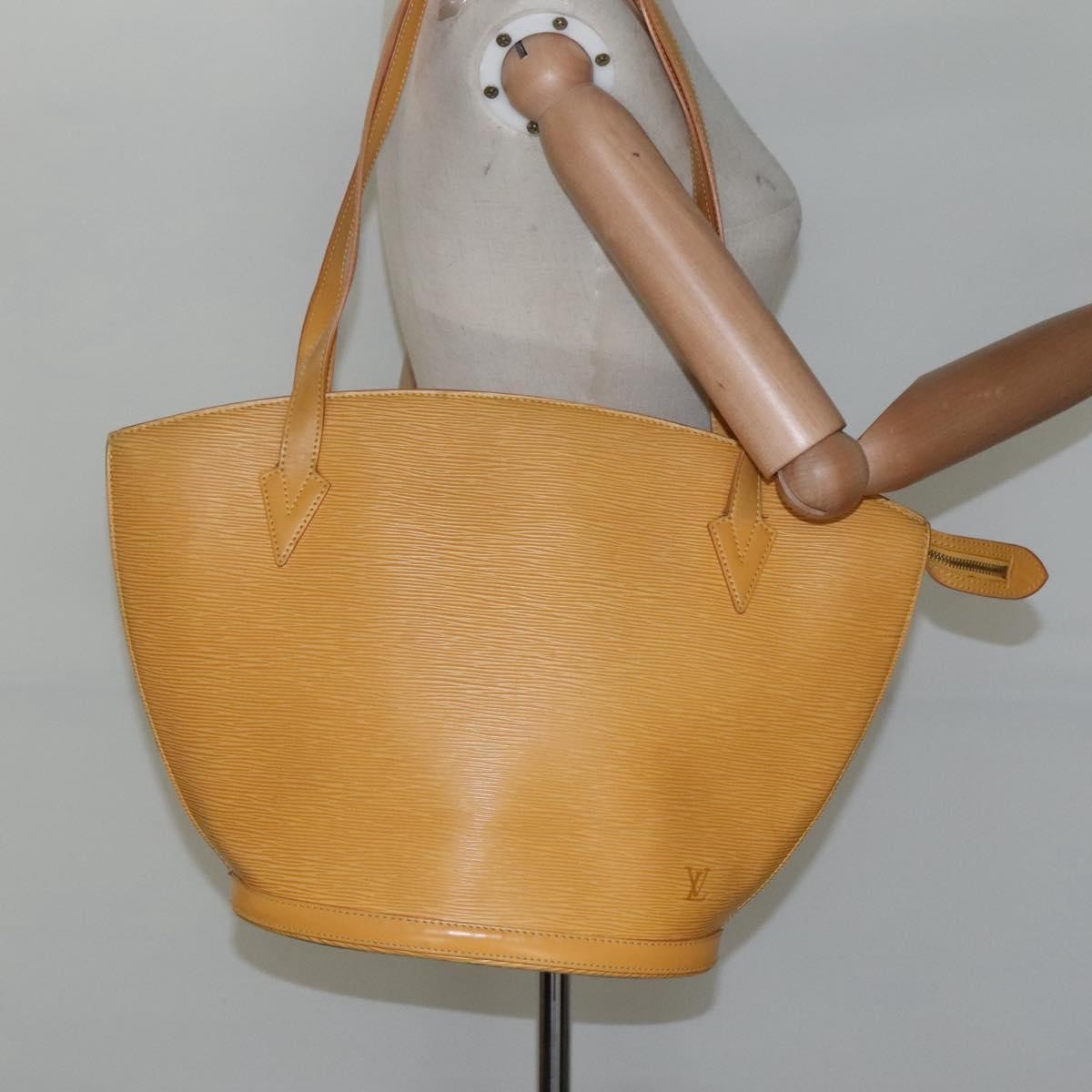 Louis Vuitton Saint Jacques Epi Leather Yellow Leather Shoulder Bag Bag (Pre-Owned)