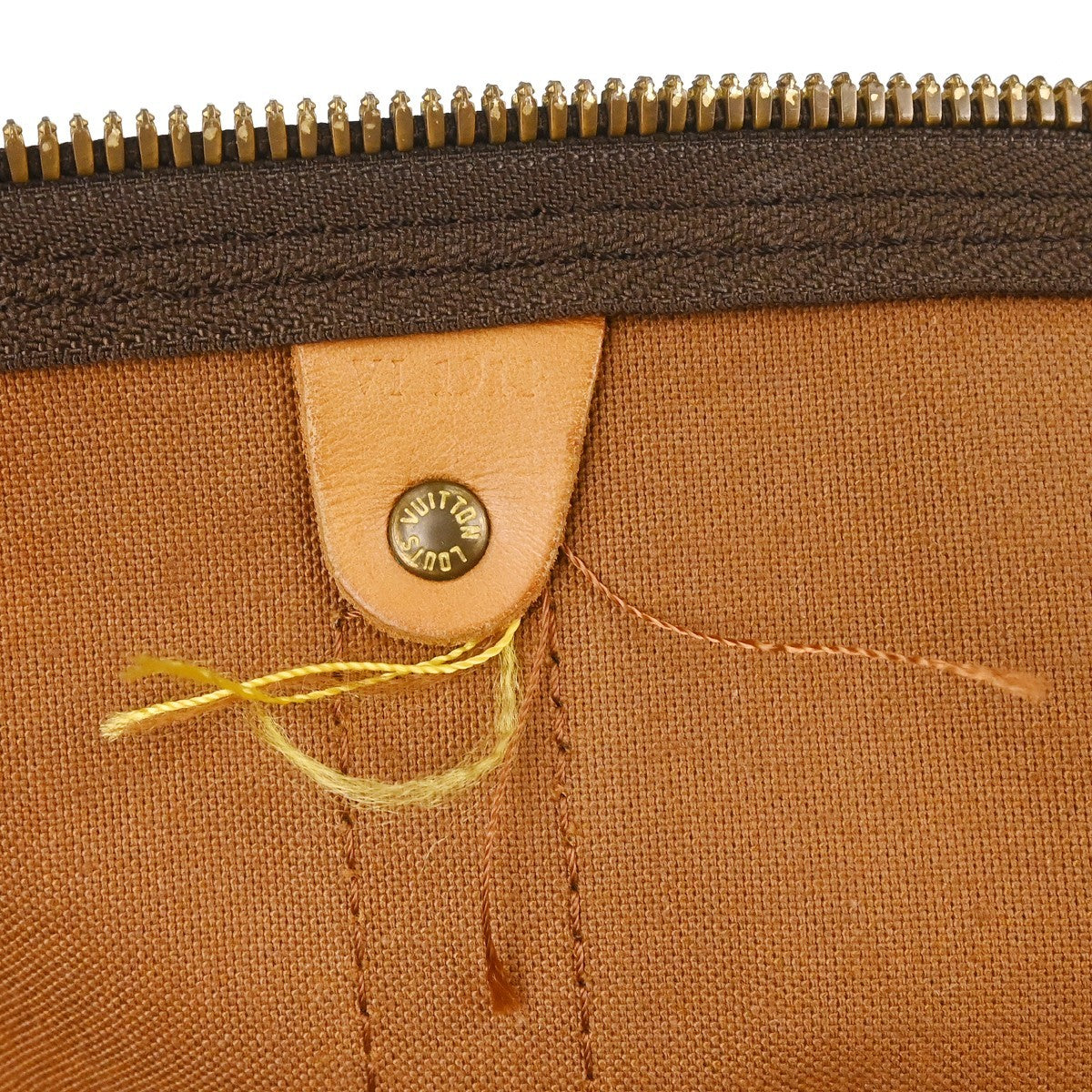Louis Vuitton Keepall Bandouliere Monogram Canvas Brown Canvas Travel Bag Bag (Pre-Owned)