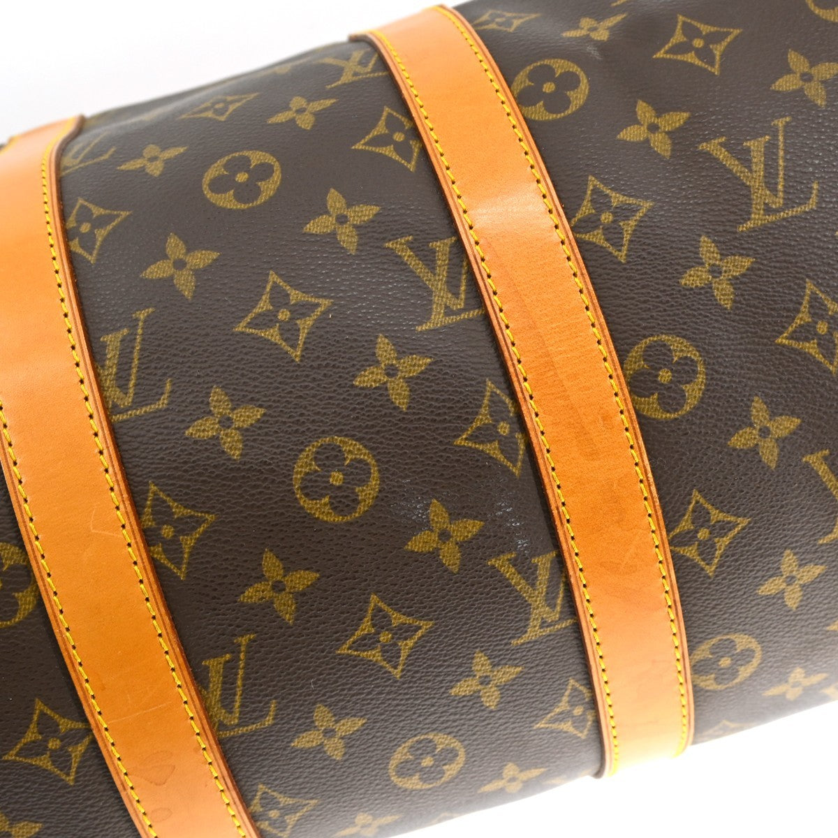 Louis Vuitton Keepall Monogram Canvas Brown Canvas Travel Bag Bag (Pre-Owned)