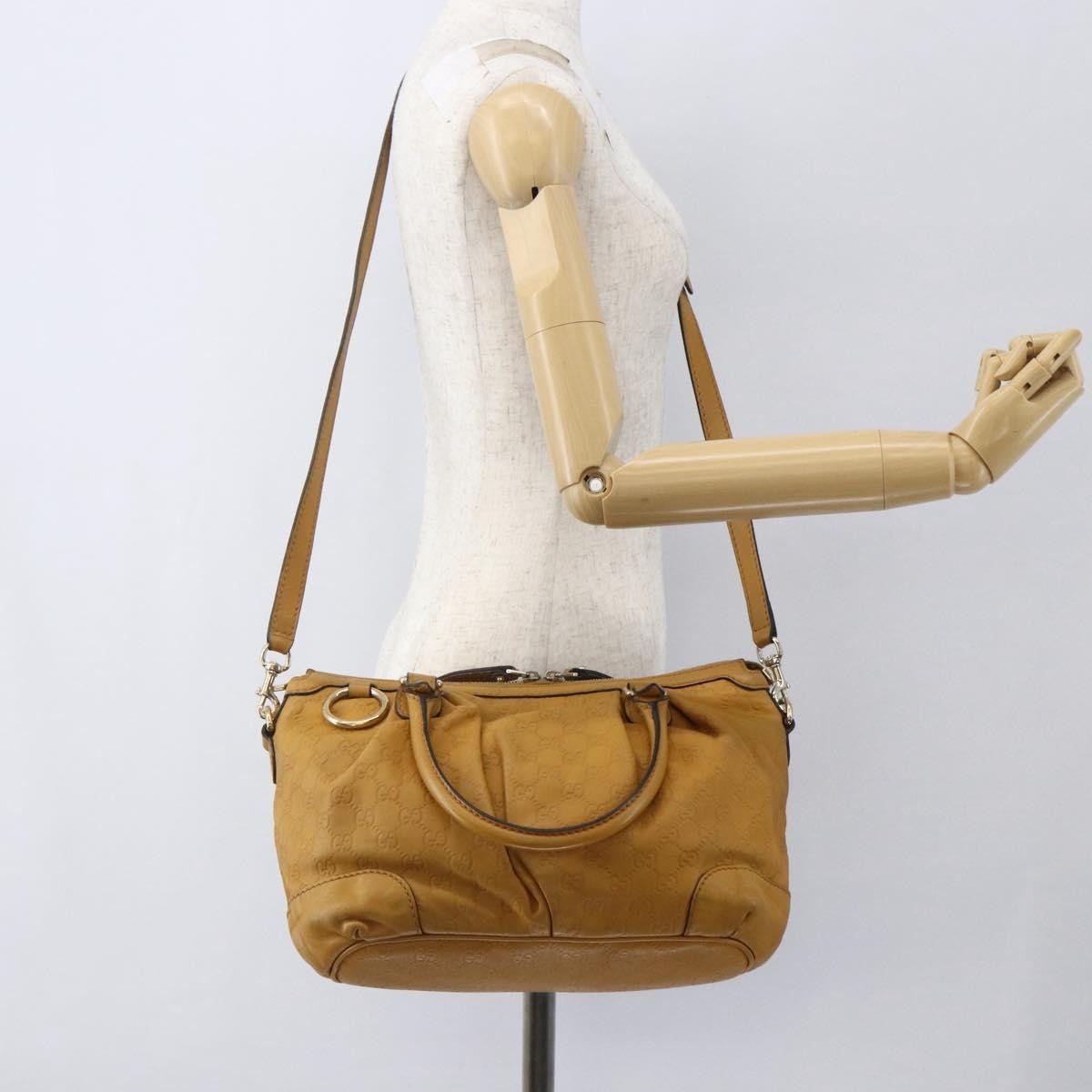 Gucci Sukey Top Handle Satchel Guccissima Leather Brown Leather Tote Bag Bag (Pre-Owned)