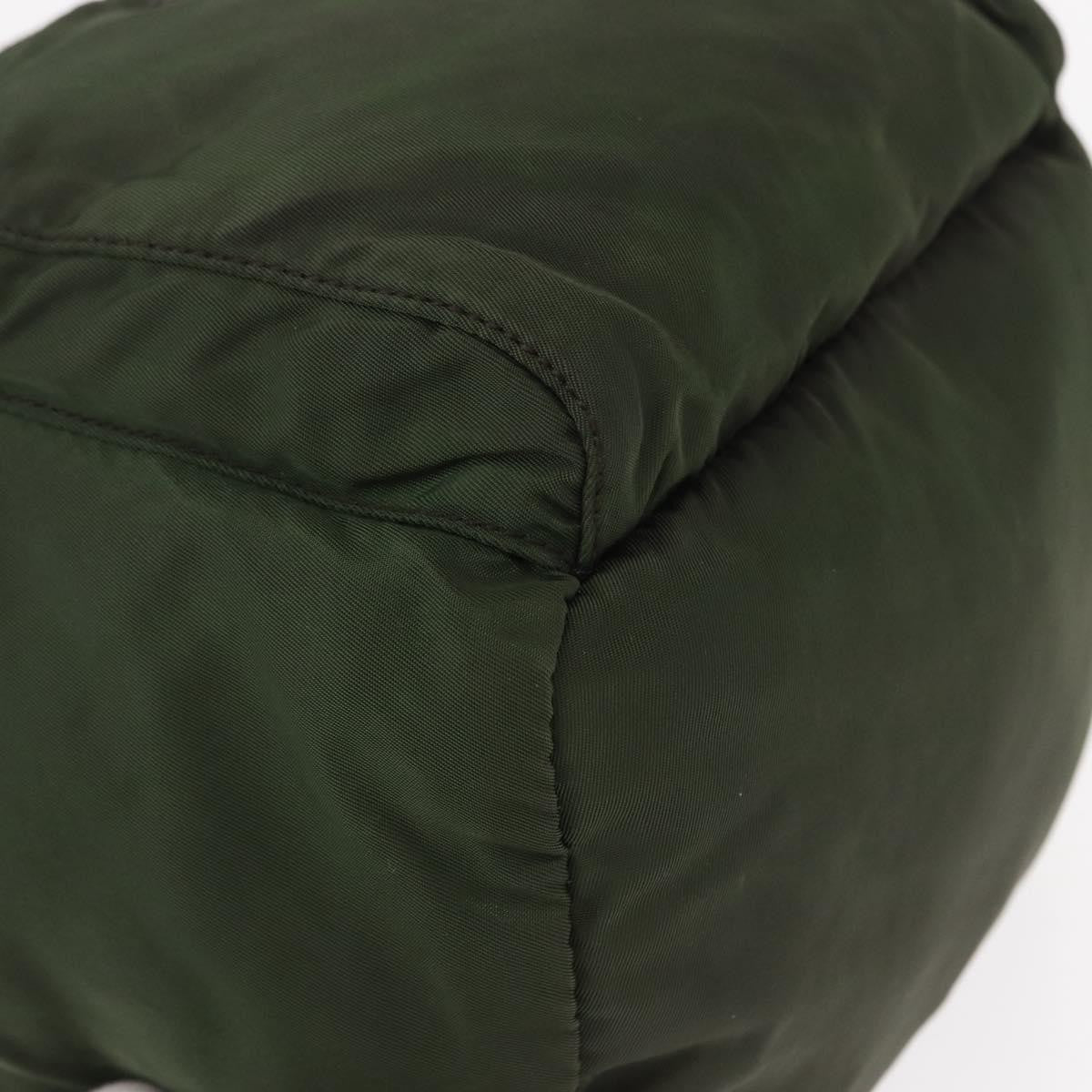 Prada Front Pocket Tessuto Khaki Nylon Backpack Bag (Pre-Owned)
