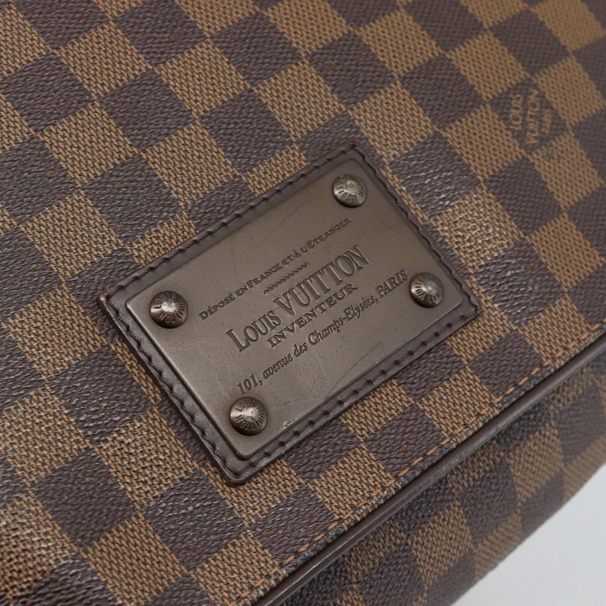 Louis Vuitton Brooklyn Damier Ebene Brown Canvas Shoulder Bag Bag (Pre-Owned)