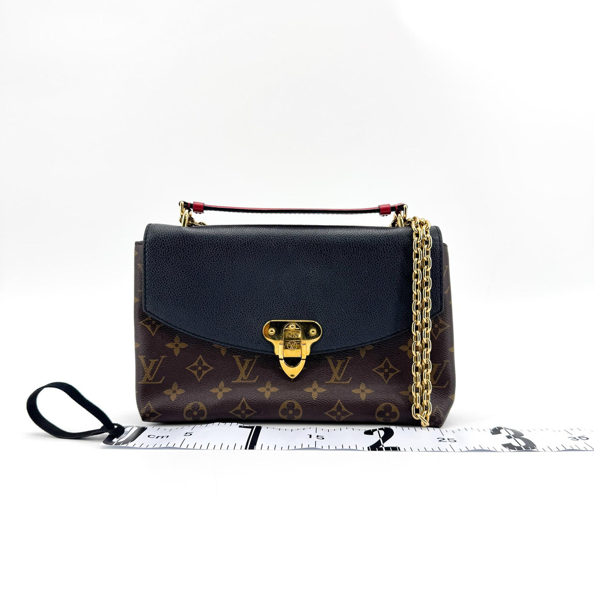 Louis Vuitton Vavin Chain Wallet Nm Monogram Empreinte Leather Black Canvas Shoulder Bag Bag (Pre-Owned)