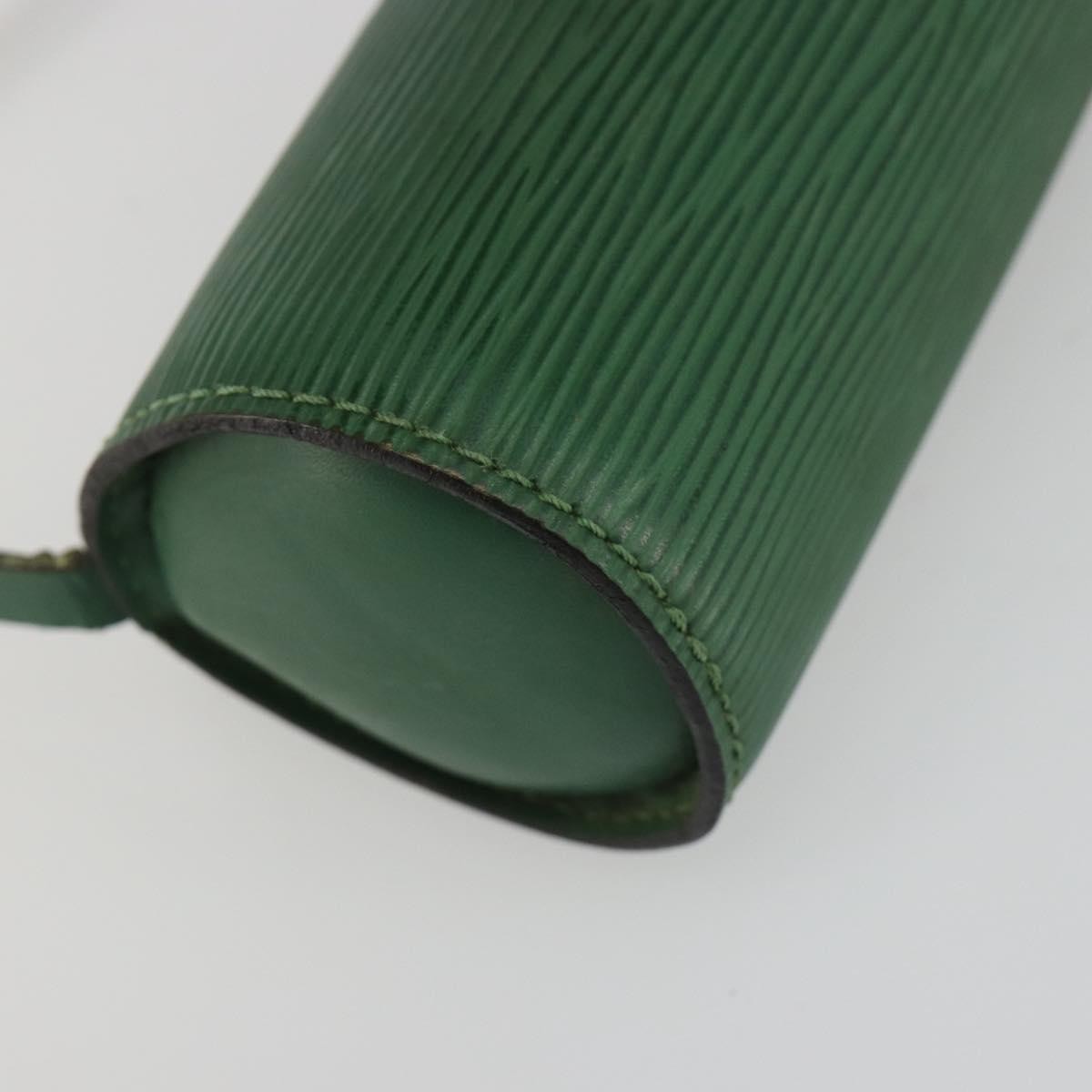 Louis Vuitton Soufflot Pochette Epi Leather Green Leather Clutche & Pouche Bag (Pre-Owned)