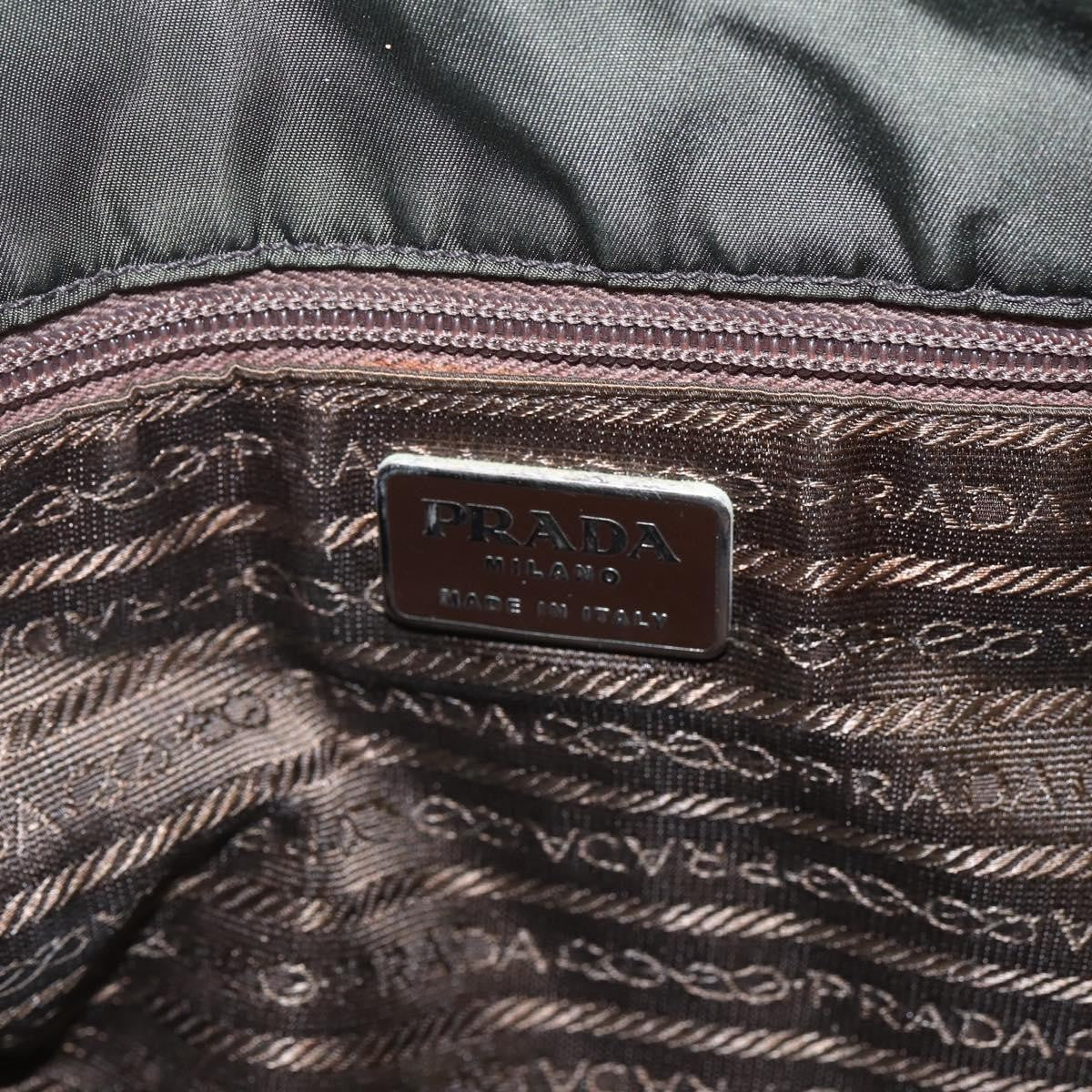Prada Re-Edition 1995 Chain Quilted Re-Nylon Khaki Nylon Tote Bag Bag (Pre-Owned)