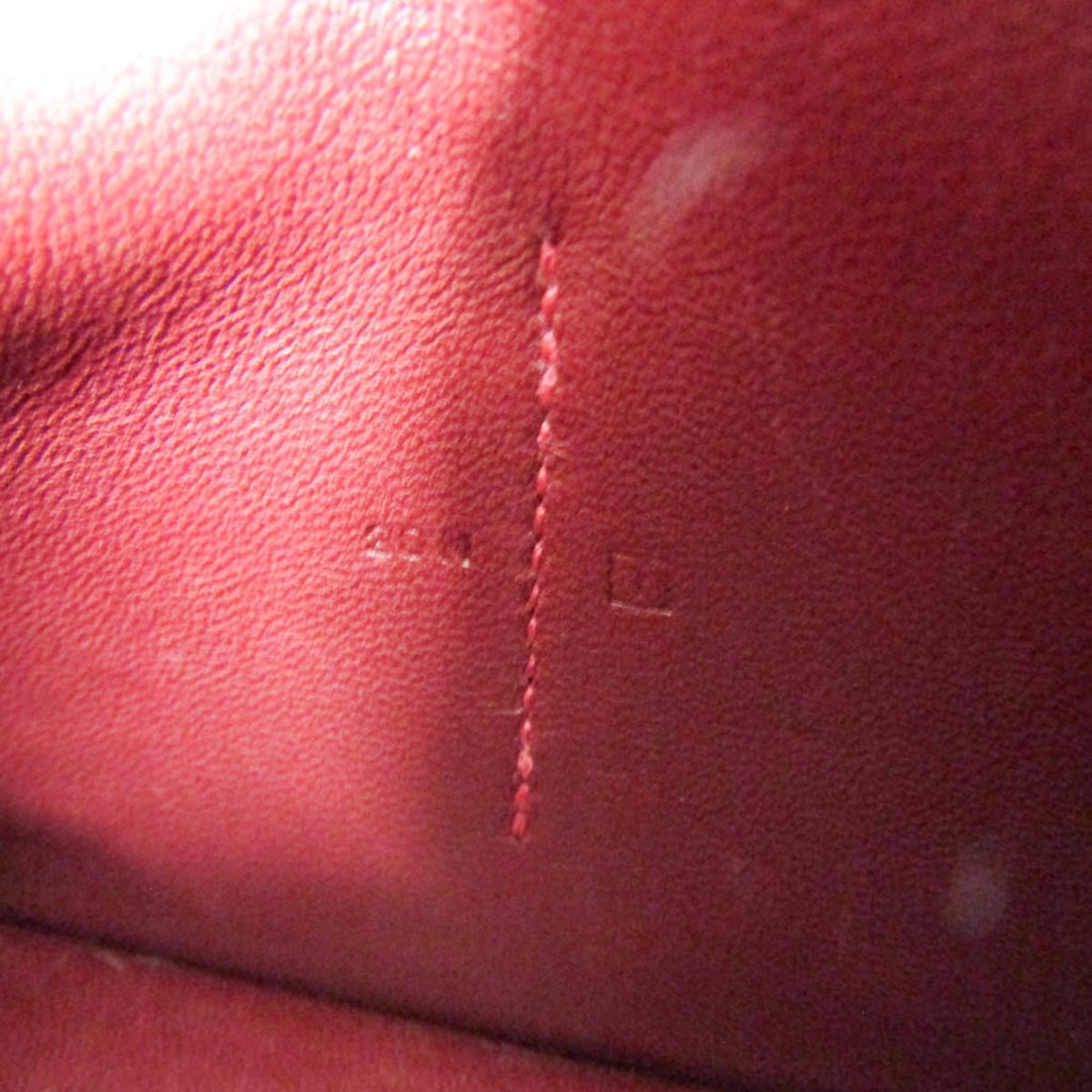Hermes Dogon Compact Leather Red Leather Wallets Accessory (Pre-Owned)
