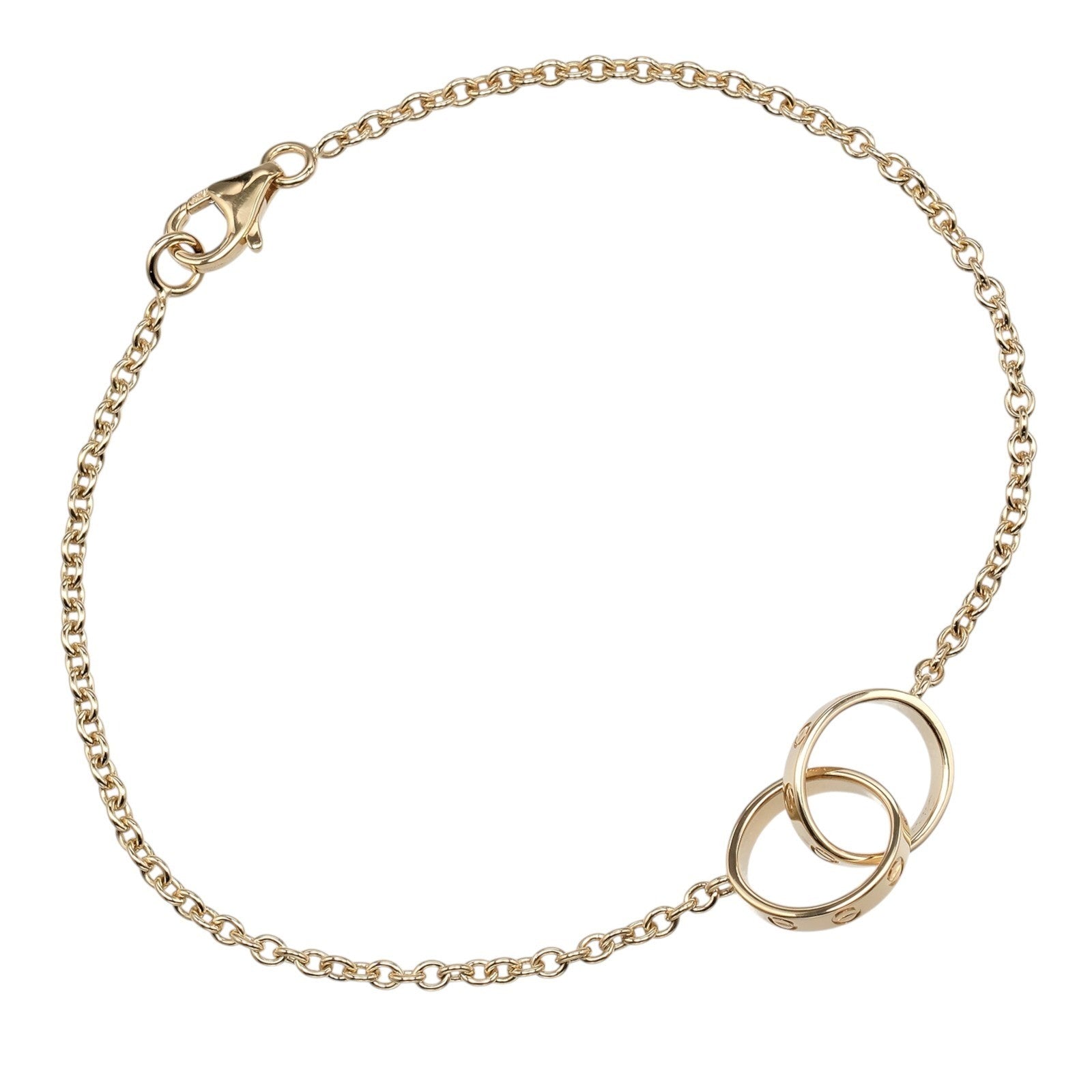 Cartier Love Interlocking 18K Yellow Gold Gold Yellow_Gold Bracelet Jewelry (Pre-Owned)