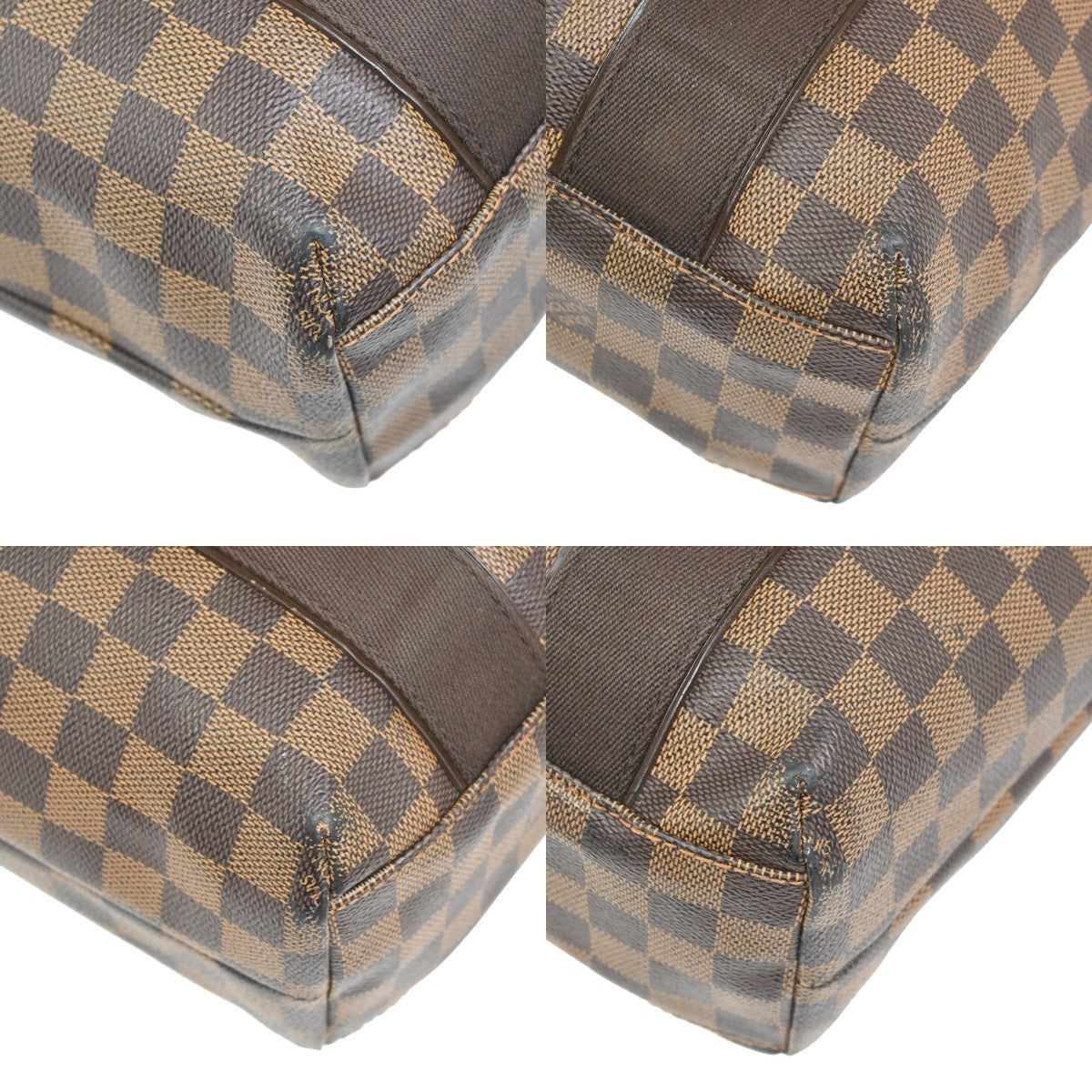 Louis Vuitton Beaubourg Damier Brown Canvas Tote Bag Bag (Pre-Owned)