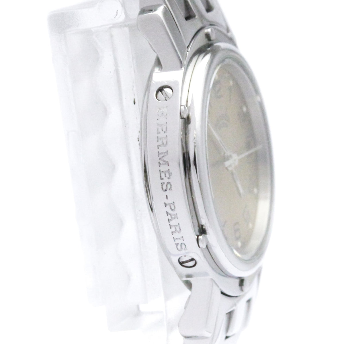 Hermes Clipper Quartz Stainless Steel Watch (Pre-Owned)