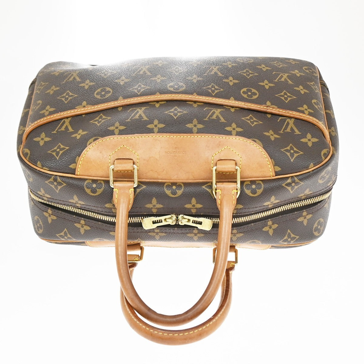 Louis Vuitton Trouville Monogram Canvas Brown Canvas Handbag (Pre-Owned)