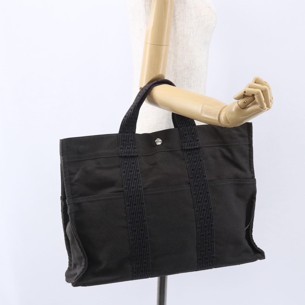 Hermes Fourre-Tout Herline Fourre-Tout Herline Gray Canvas Tote Bag Bag (Pre-Owned)