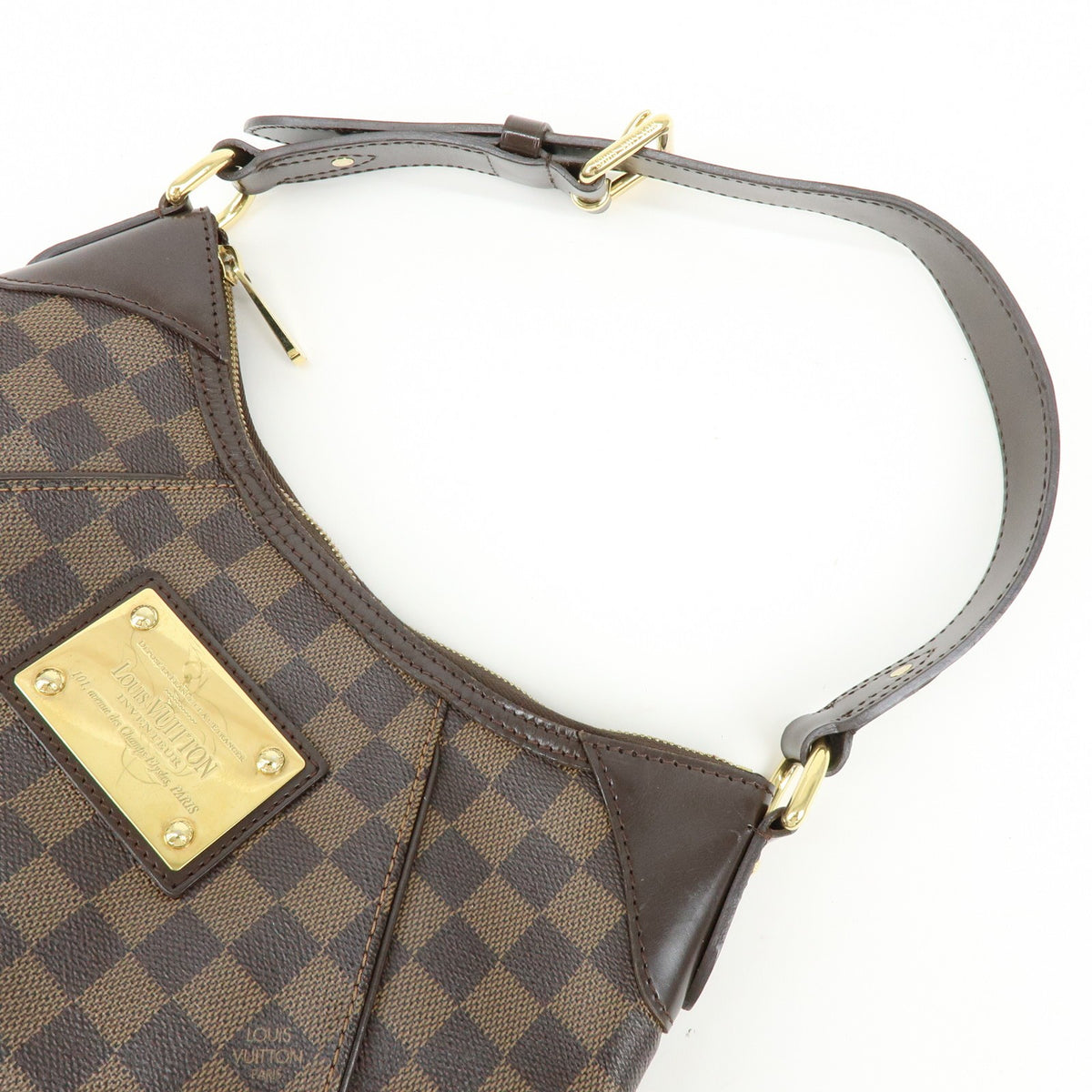 Louis Vuitton Thames Damier Brown Canvas Handbag (Pre-Owned)