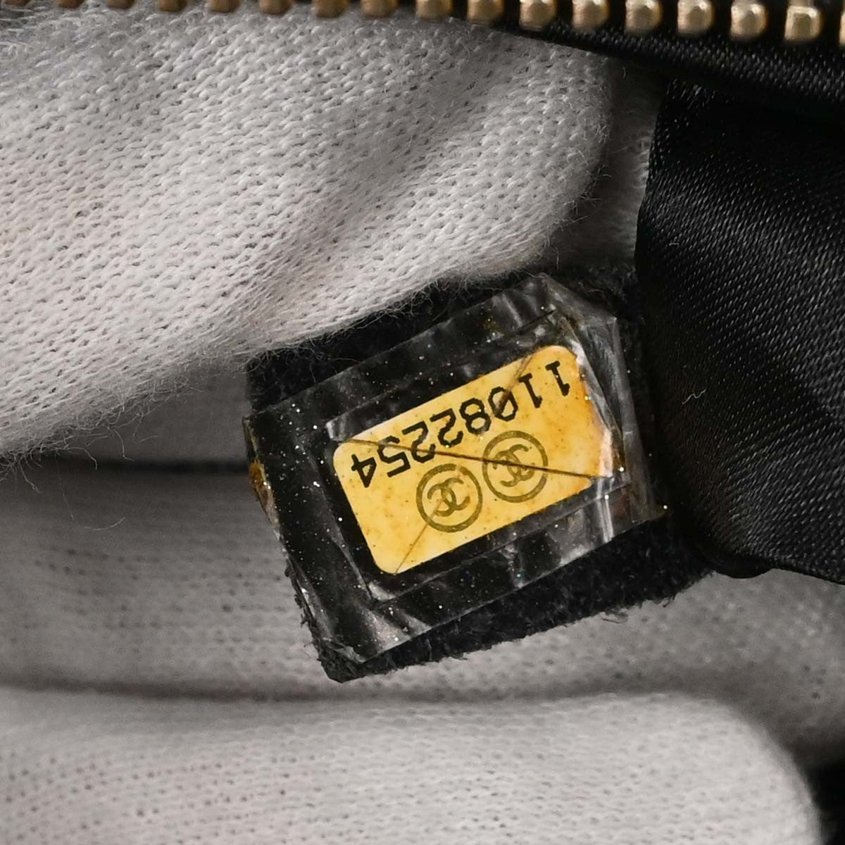 Chanel Lady Braid Bowler Quilted Distressed Calfskin Black Leather Handbag (Pre-Owned)