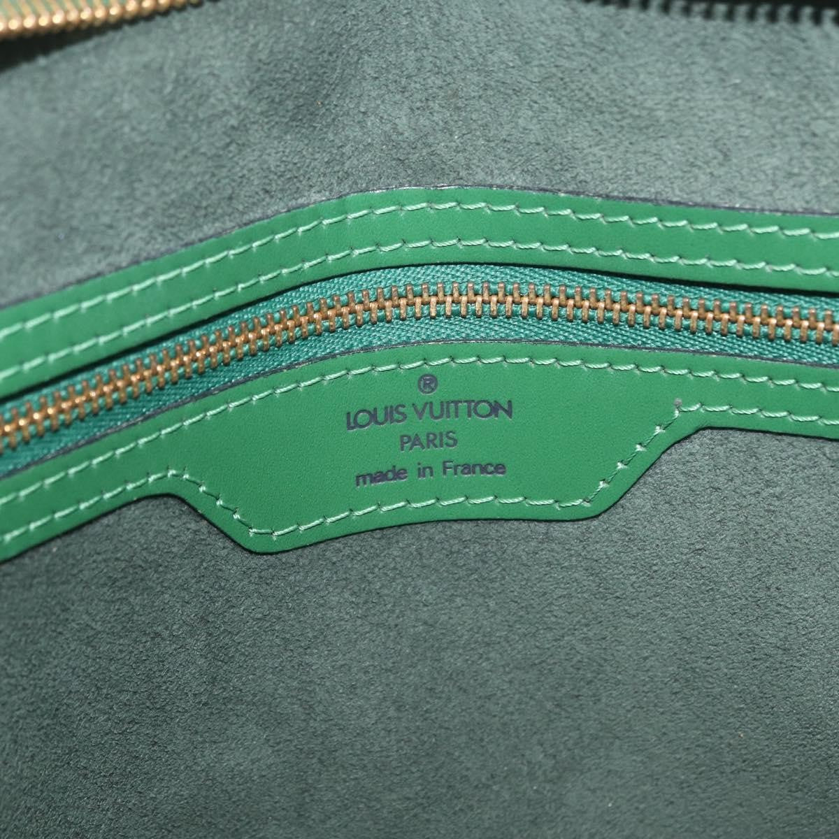 Louis Vuitton Saint Jacques Epi Leather Green Leather Handbag (Pre-Owned)