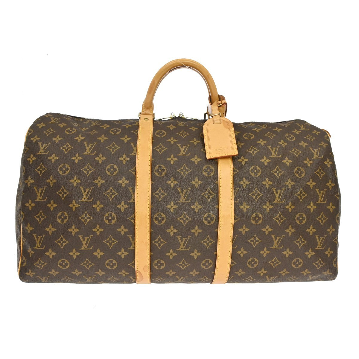 Louis Vuitton Keepall Monogram Canvas Brown Canvas Travel Bag Bag (Pre-Owned)