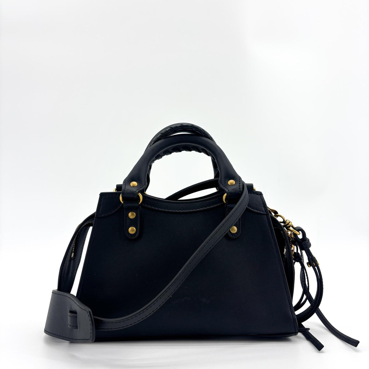 Balenciaga Neo Classic City Leather Black Leather Handbag (Pre-Owned)