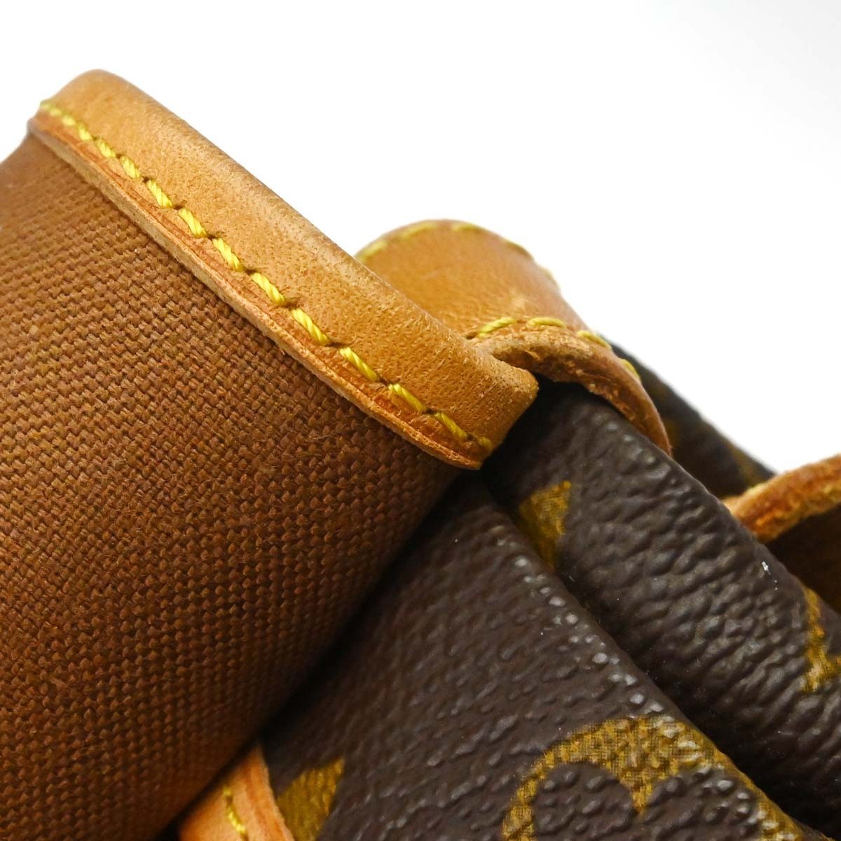 Louis Vuitton Saumur Monogram Canvas Brown Canvas Shoulder Bag Bag (Pre-Owned)
