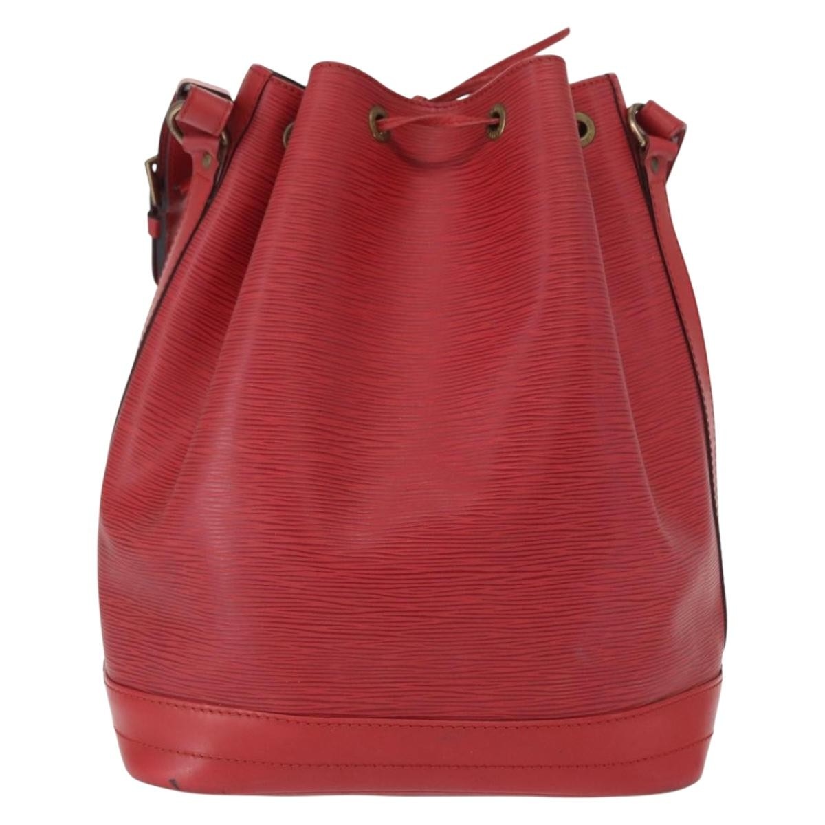 Louis Vuitton Noe Epi Leather Red Leather Shoulder Bag Bag (Pre-Owned)