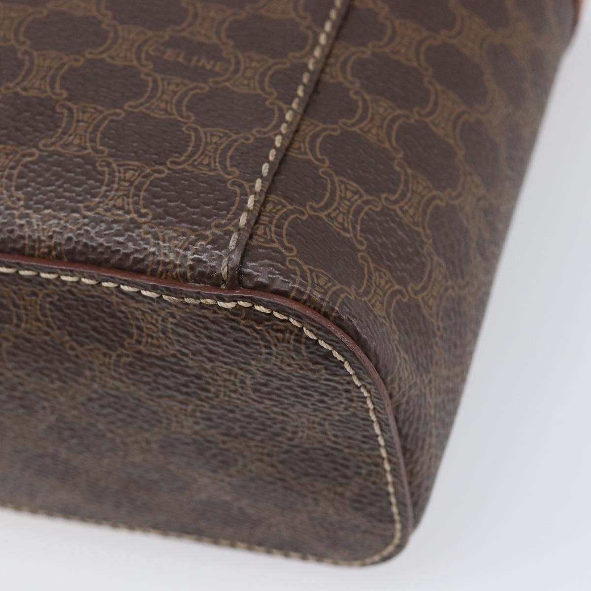 Celine Macadam Vanity Canvas Brown Canvas Clutche & Pouche Bag (Pre-Owned)