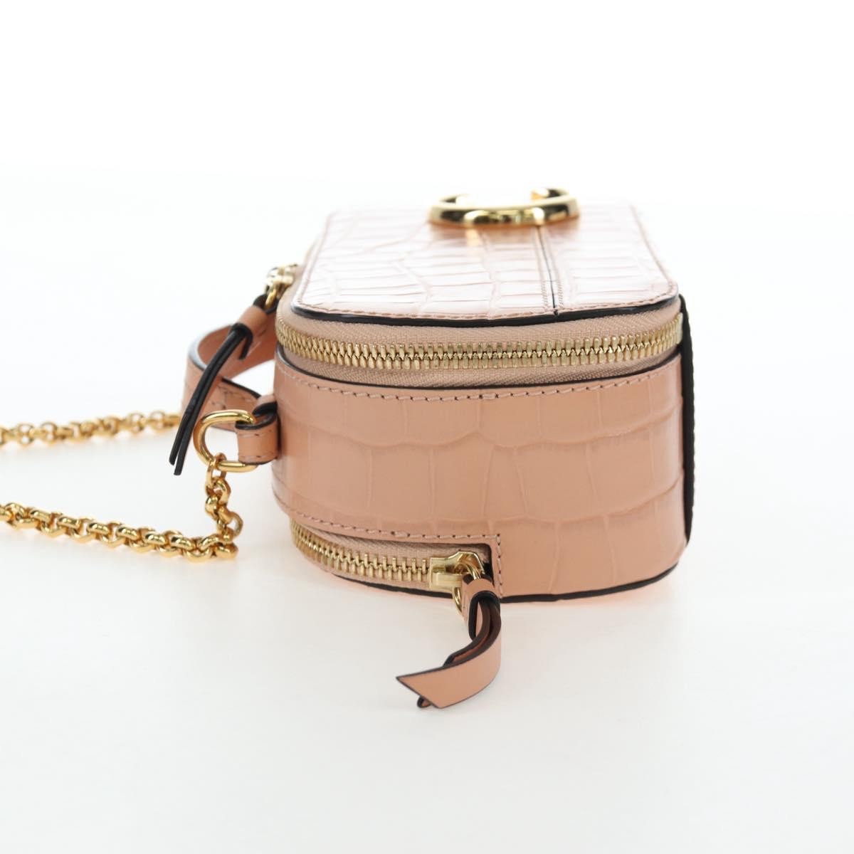 Chloe C Vanity Leather Pink Leather Handbag (Pre-Owned)