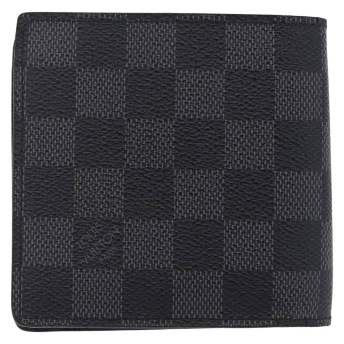 Louis Vuitton Marco Damier Graphite Gray Canvas Wallets Accessory (Pre-Owned)